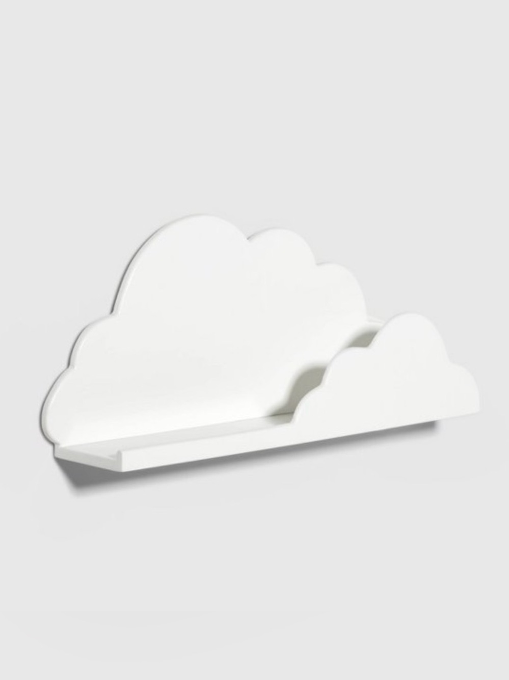 Pillowfort White Cloud Decorative Floating Kids Wall Shelf (Appx 10”x24”) NWT
